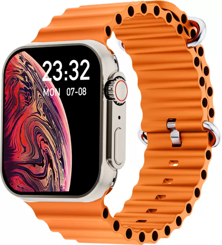 Gizmore Vogue 1.95 AOD 600 NITS | 320 X 385 PX HD Display Bluetooth Calling Smartwatch (Orange Strap, Free Size) Gizmore Vogue 1.95 AOD 600 NITS | 320 X 385 PX HD Display Bluetooth Calling Smartwatch (Orange Strap, Free Size)